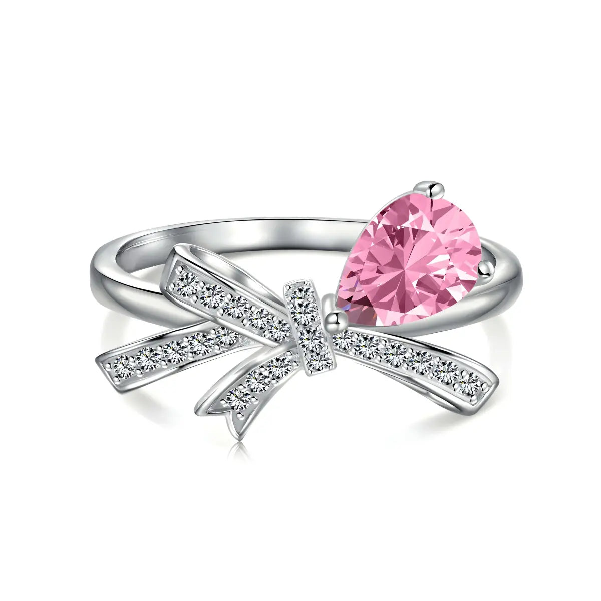 Bow of Elegance Ring - DiamSilver