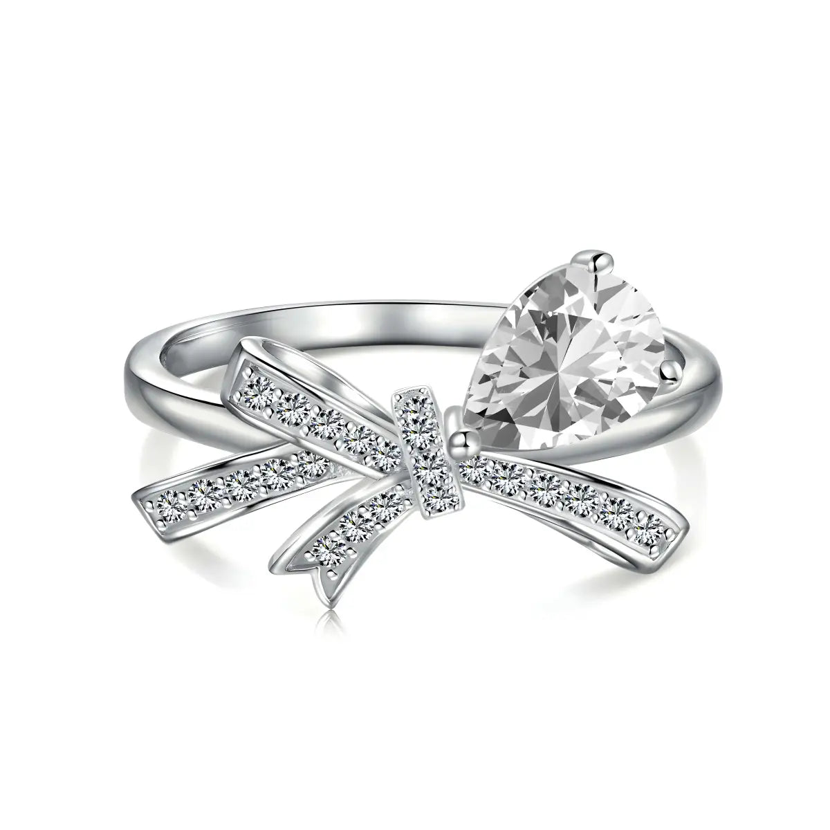Bow of Elegance Ring - DiamSilver