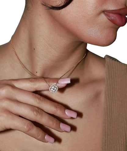 Aurora Blossom Kette - DiamSilver