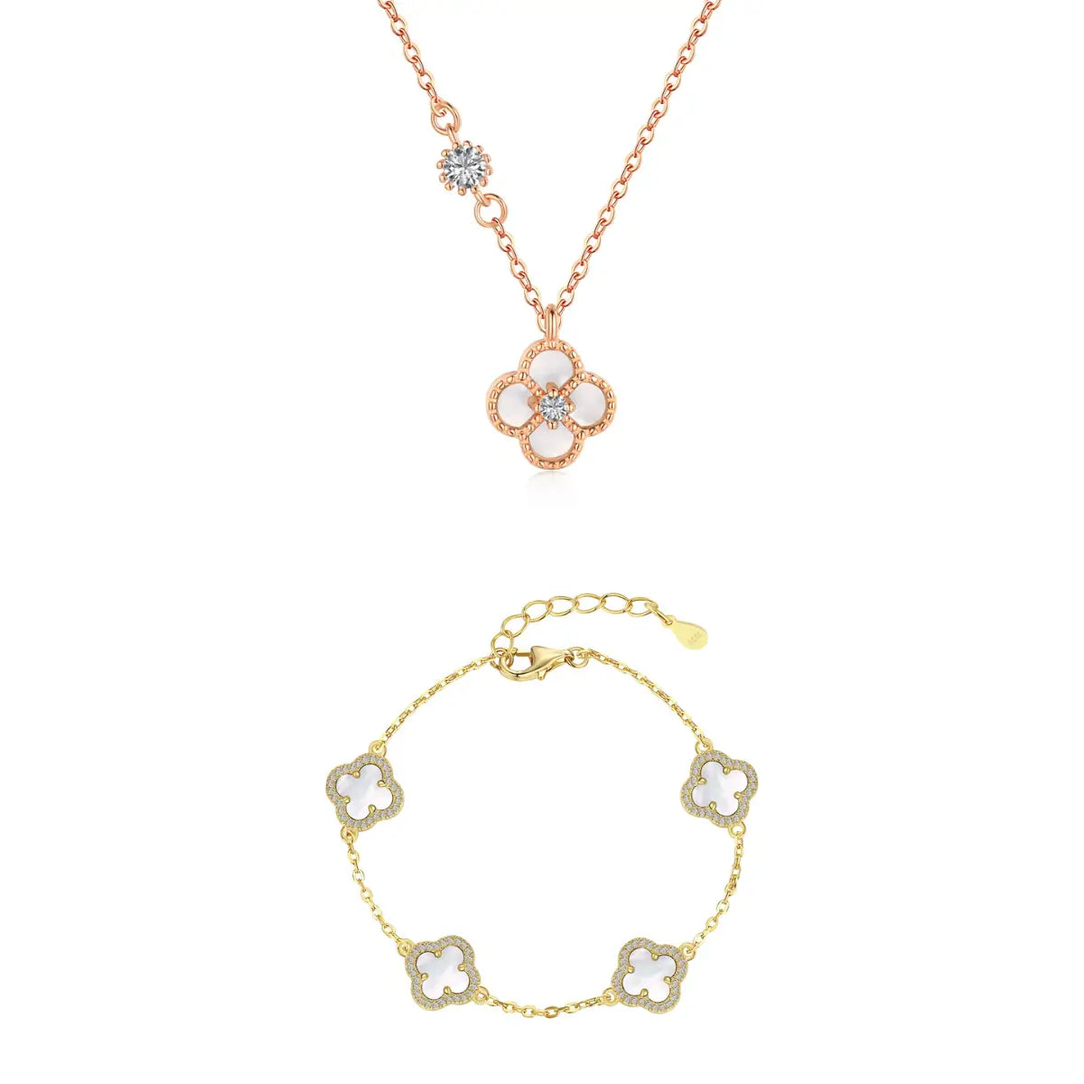 Blossom Clover-Set - DiamSilver