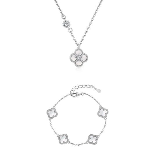 Blossom Clover-Set - DiamSilver
