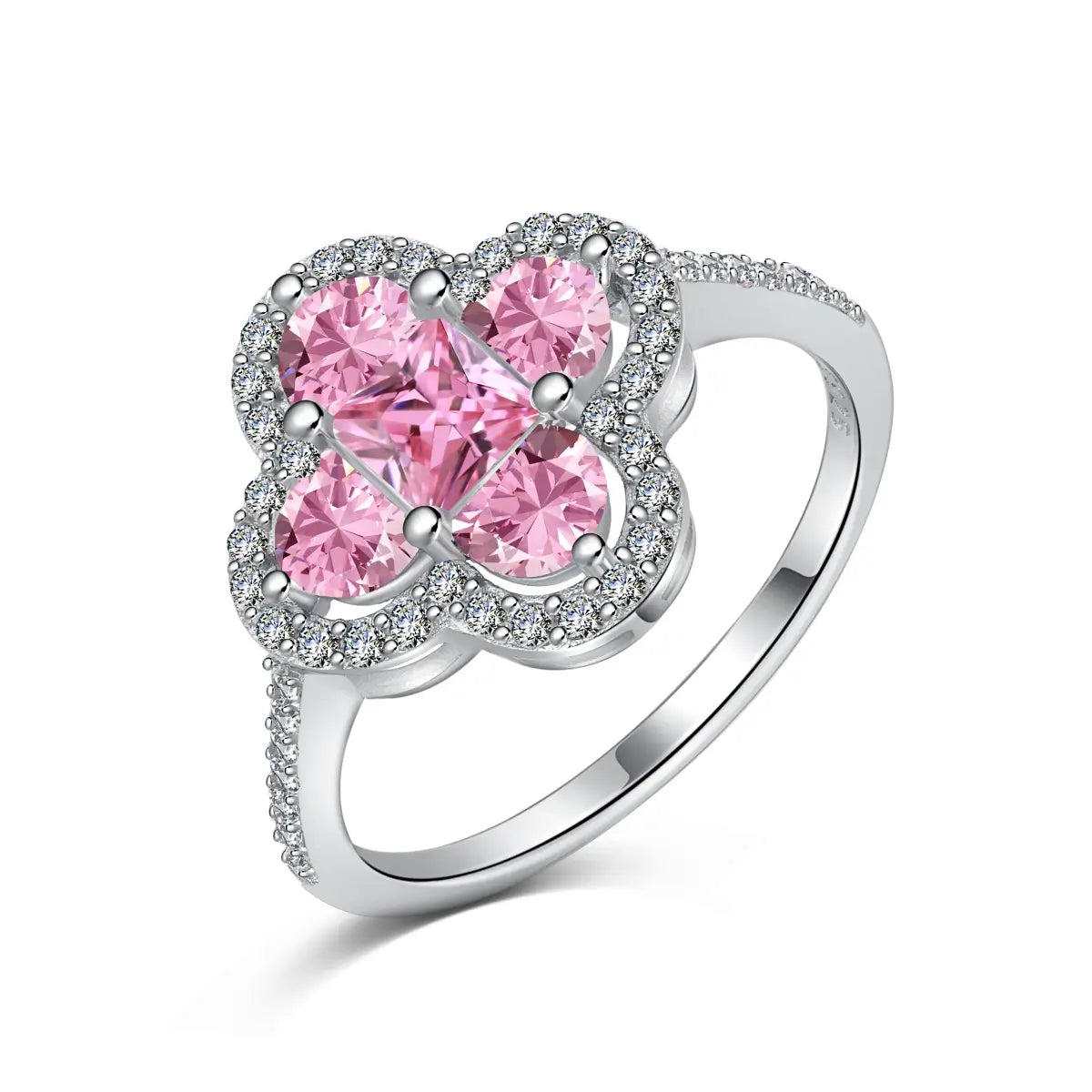 Aurora Blossom Ring - DiamSilver