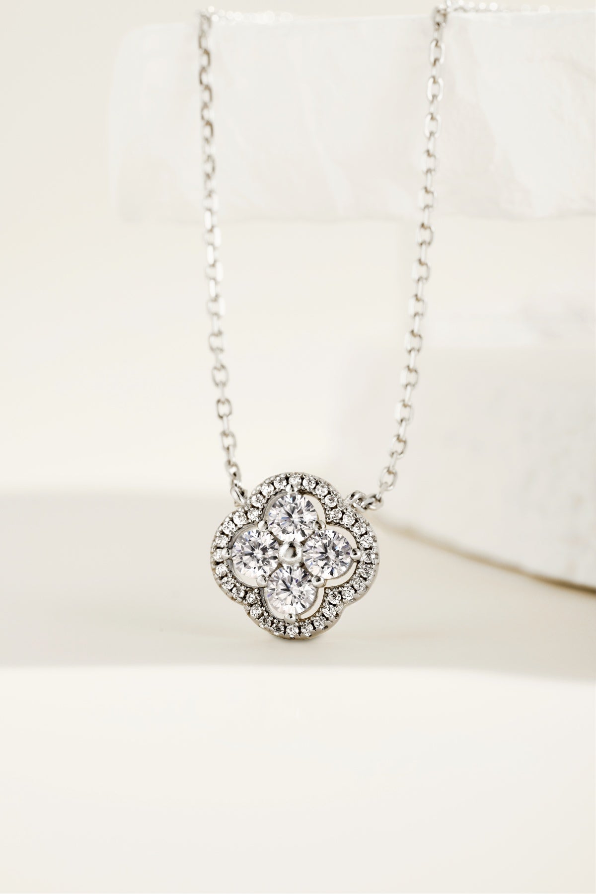 Aurora Blossom Kette - DiamSilver