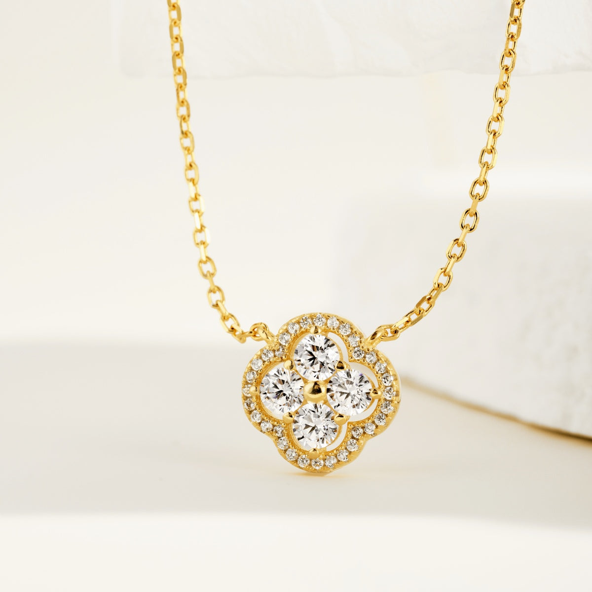 Aurora Blossom Kette - DiamSilver