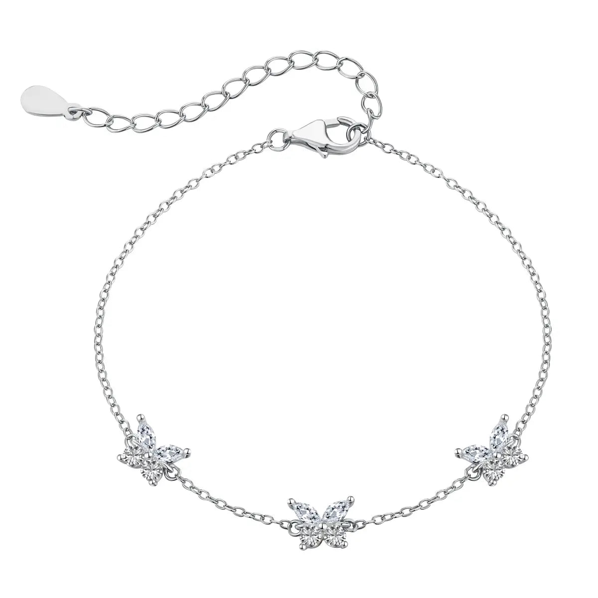 Sparkling Flora Armband - DiamSilver
