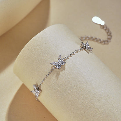 Sparkling Flora Armband - DiamSilver