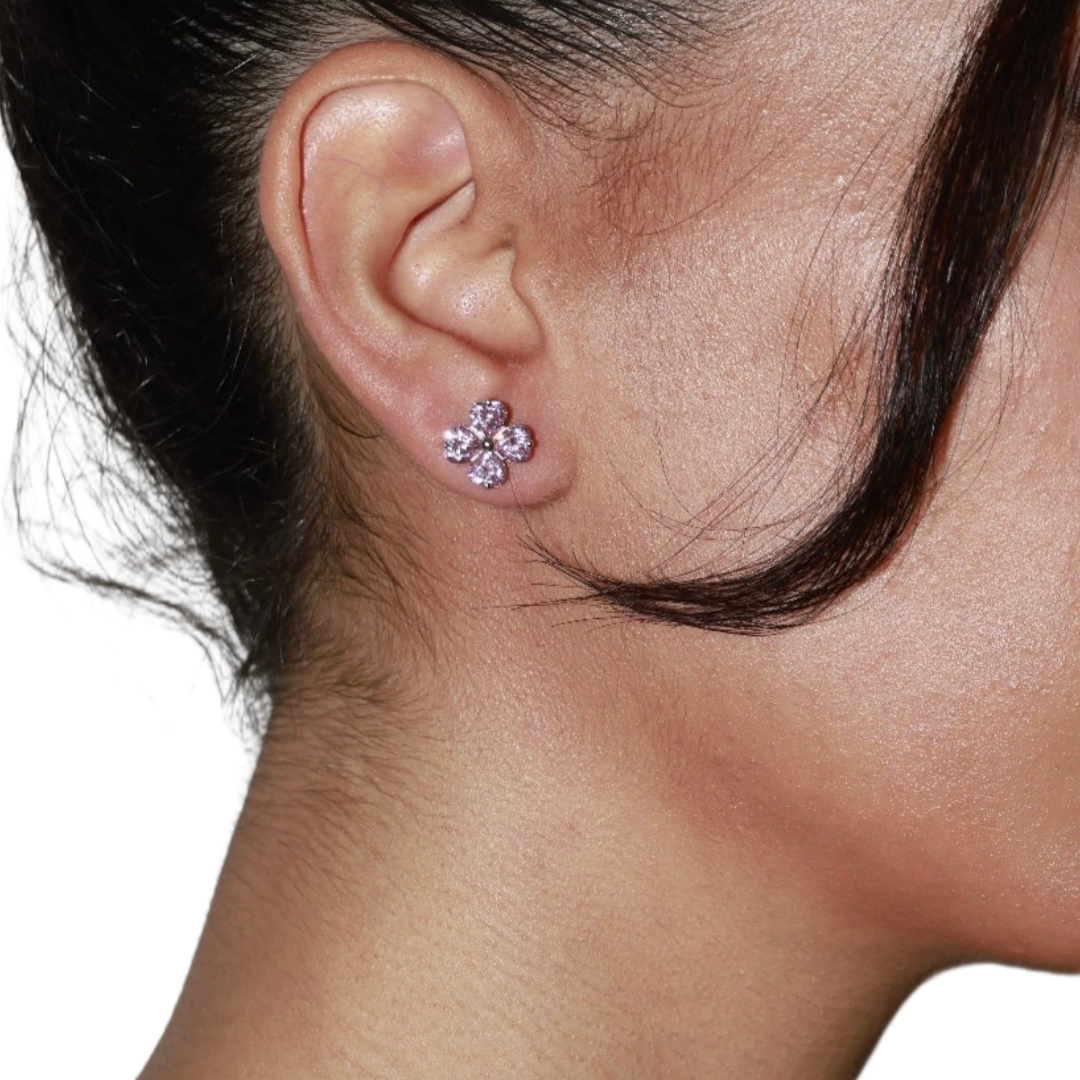 Luminous Grace Ohrstecker - DiamSilver